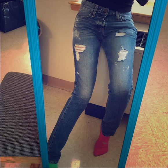 Skinny ripped jeans. - Picture 1 of 4